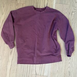 Lululemon Marron Crewneck Sweatshirt